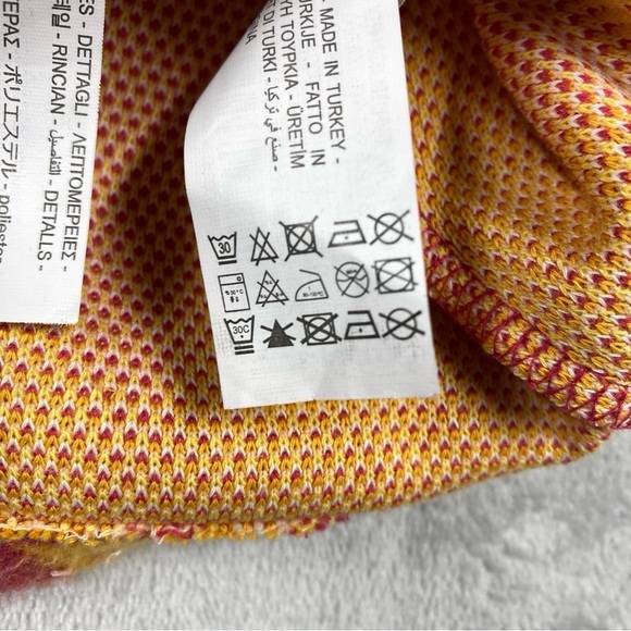 Zara Argyle V Neck Knit Sweater Vest Size S Crop Academia - Picture 7 of 7